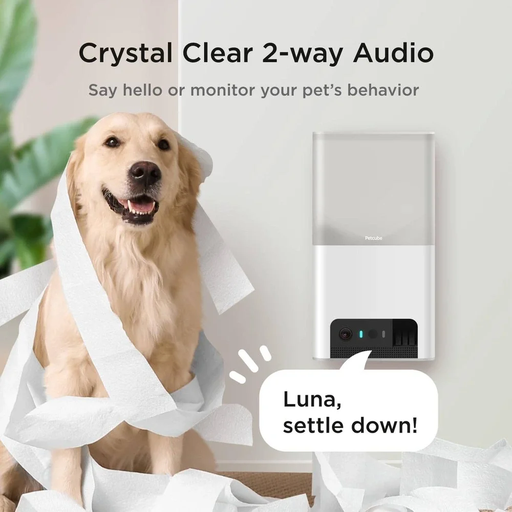 Petcube‎ Bites 2 Lite WiFi Pet Camera Treat Dispenser 1080p HD Night Vision